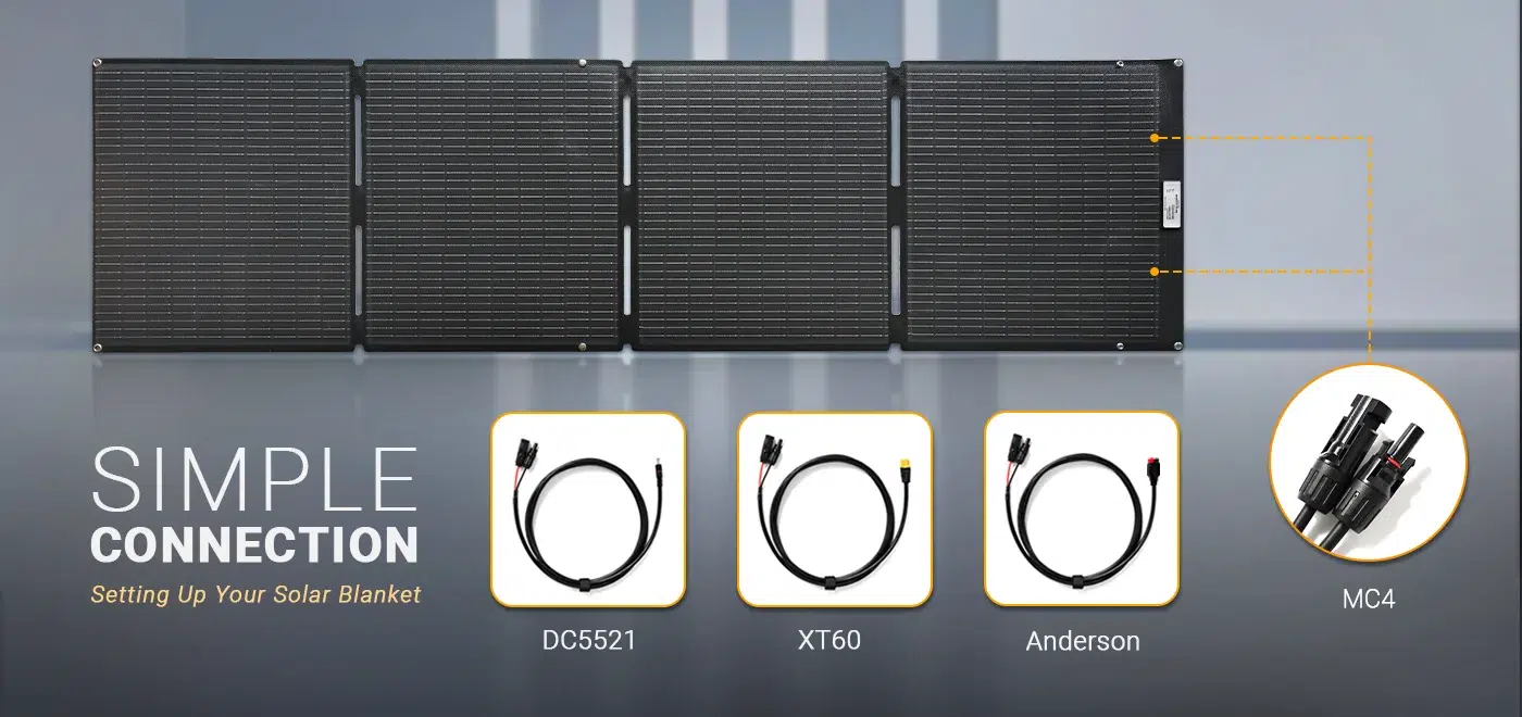 Simple Connection - Setting up your solar blanket